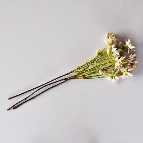 Branche de clématite rose 66 cm - Fleurs artificielles Florissima