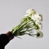 Scabiosa blanche 30 cm - Fleurs artificielles Florissima
