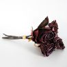Bouquet de rose rouge 32 cm - Fleurs artificielles Florissima