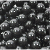 Perles noires OASIS 14 mm x 72 pièces