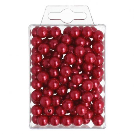 Perles rouge 10 mm 115 pièces - Accessoires H&R