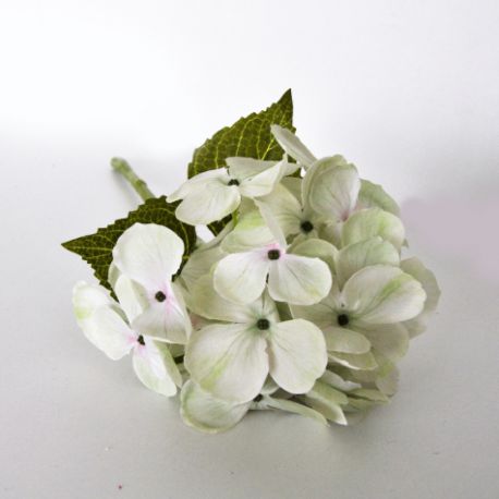 Bouquet hortensia  vert clair 33 cm - Fleurs artificielles Florissima