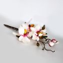 Jocaflor | Magnolia Rose blanc - 50cm - Fleurs artificielles