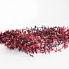Jocaflor | Branche de feuillage brodeaux - 88cm - Fleurs artificielles