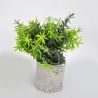 Jocaflor | Pot de feuillage vert artificiel - D23cm H18cm