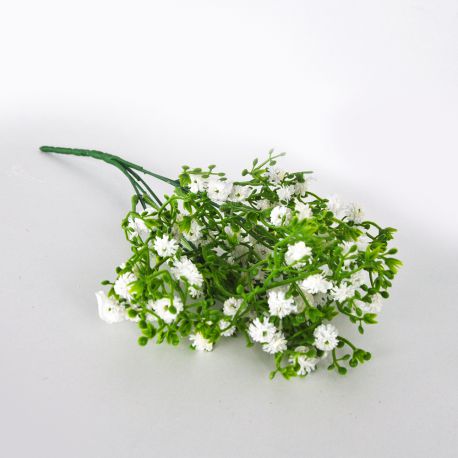 Gypsophile blanc 37 cm - Fleurs artificielles Florissima