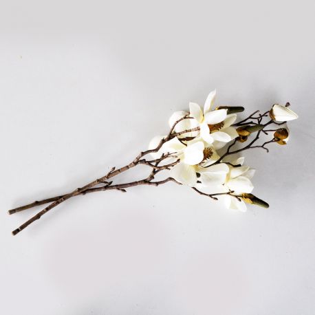 Jocaflor | Magnolia blanc - 50cm - Fleurs artificielles