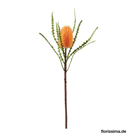 Branche de bankia Orange - 78cm - Fleurs artificielles Florissima