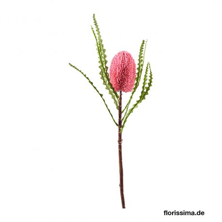 Branche de bankia Rose - 78cm - Fleurs artificielles Florissima