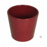 Pot orchidée céramique Rouge vin D 13,5 H 12,5 cm