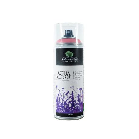 Spray aqua color argent métallisé 400 ml - Fournitures OASIS
