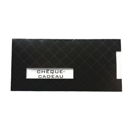 Chèque cadeau BONAPART noir X 5  format 21cm x 10cm - JESO