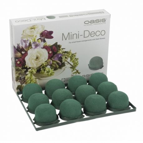 Mini Déco mousse florale Premium OASIS x 12 pièces