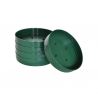 Coupe plastique ronde vert foncé- Dia25 cm
