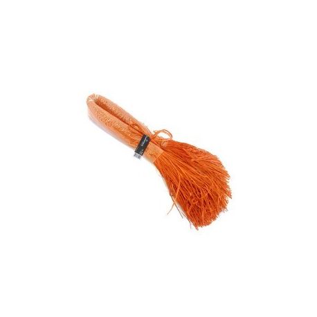 Jocaflor | Orange natural raffia braids 380g