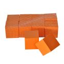 Cube en bois orange diam. 4 cm x 10 pièces
