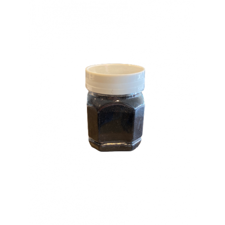 Jocaflor | Paillettes couleur noir - 115 g 0,6 mm