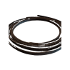 Jocaflor | Rouleau de rotin plat noir 18mm x 250gr
