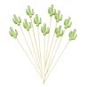 Jocaflor | Set de 4 grands Cactus sur pic - 10cm