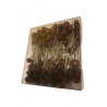 Jocaflor | Pique boule paillettes - marron H 7 cm x 96 pièces
