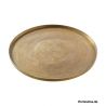 Jocaflor | Assiette métal décoratif bronze - D38.5 cm