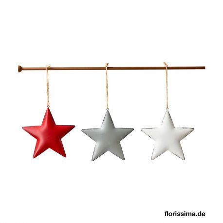 Jocaflor | Assortiment d'étoile à suspendre - 15 cm - 3 pièces