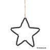 Jocaflor | Set de 3 étoiles perles noire à suspendre - D20cm