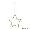 Jocaflor | Set de 3 étoiles perles naturelles à suspendre - D20cm