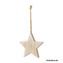 Jocaflor | Set de 4 étoiles en bois à suspendre - 12.5 cm