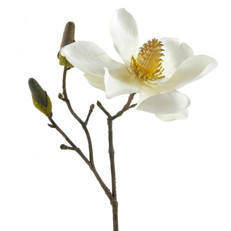 Jocaflor | Magnolia blanc - 27cm - Fleurs artificielles 