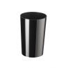 Vase polycarbonate noir diam 15 H 23 cm